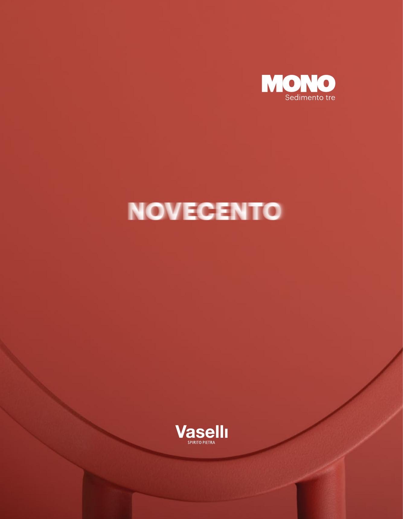 Novecento catalogue cover