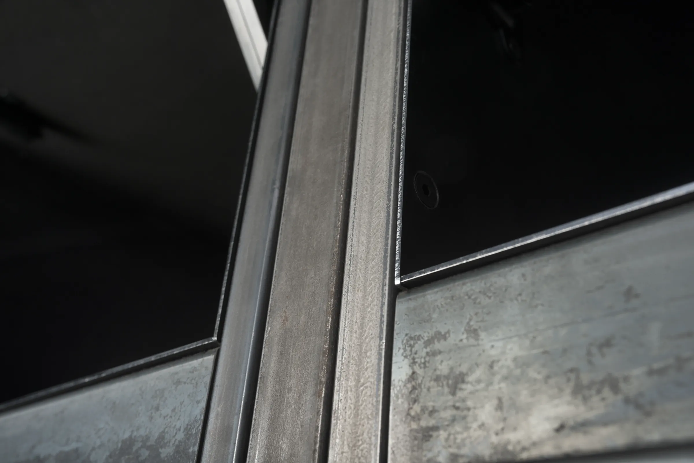 Sider — stone and steel kitchen island, view 9
