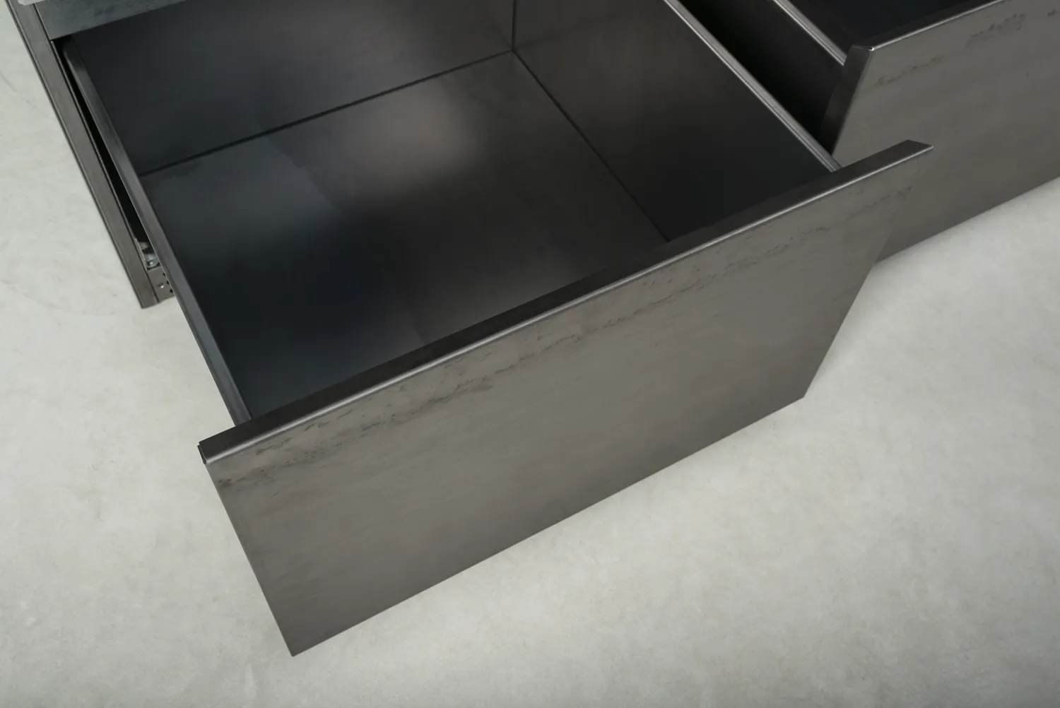 Sider — stone and steel kitchen island, view 17